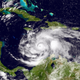 A satellite image of Hurricane Matthew in the Caribbean Sea just south of Cuba and Jamaica on Oct. 2, 2016
NOAA via Getty Images